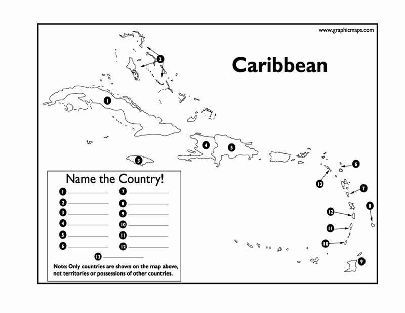 Ap Human Geography Worksheet Answers Lovely Page 1 Caribbean Map Testcx Geography