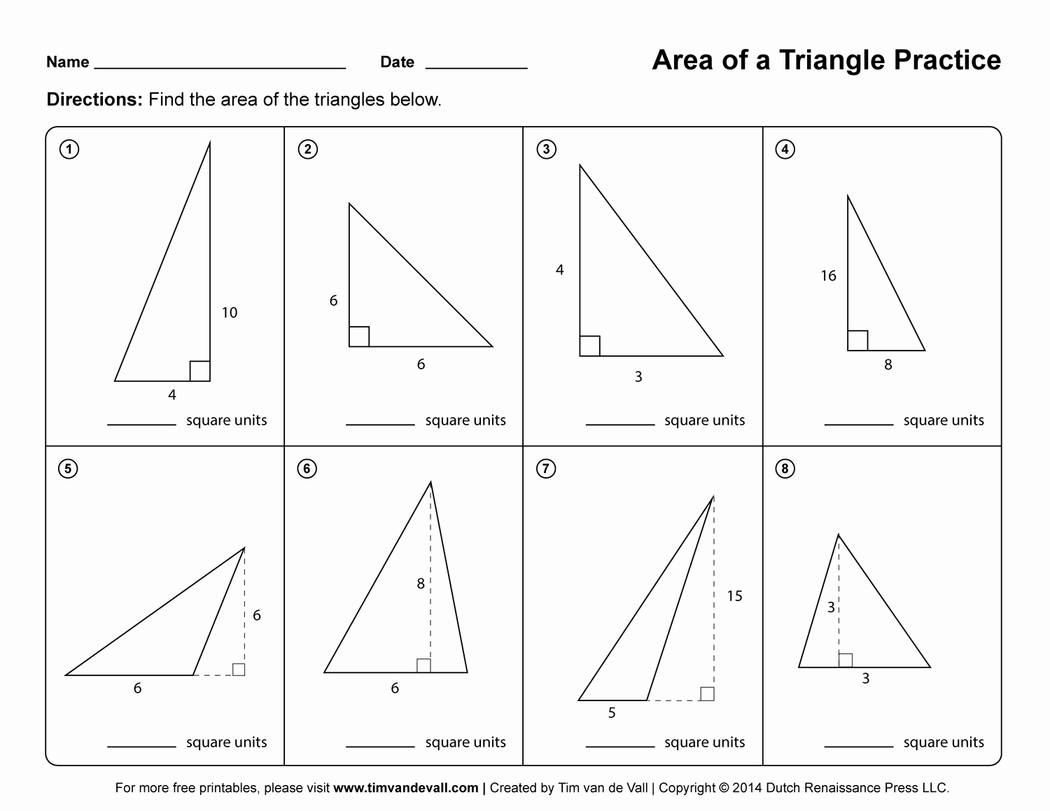 Area Of A Triangle Worksheet Luxury area Of A Triangle Worksheets – Third Grade Math Worksheets