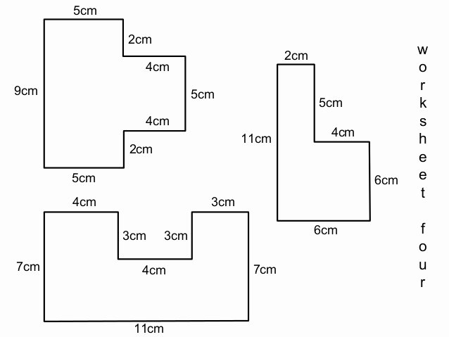 Area Of Irregular Shapes Worksheet Awesome area and Perimeter