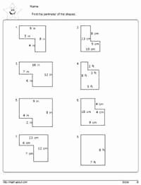 Area Of Irregular Shapes Worksheet Lovely 1000 Images About Math Perimeter and area On Pinterest