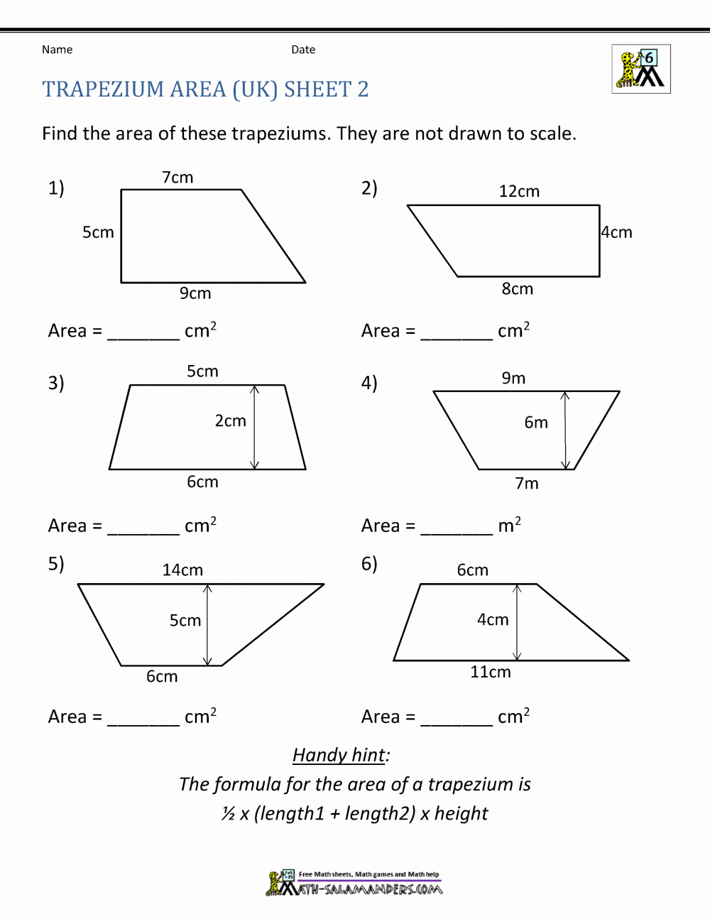 Area Of Parallelogram Worksheet Luxury Math Practice Worksheets