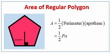 Area Of Regular Polygons Worksheet Inspirational area Of Regular Polygons Examples solutions Videos