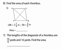 Area Of Rhombus Worksheet Elegant area Of Rhombus Worksheets