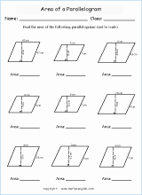 Area Of Rhombus Worksheet Fresh area and Perimeter Of Polygons and Shapes Primary School