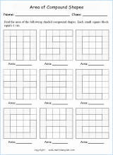 Area Of Shaded Region Worksheet Inspirational Find the area Of Pound Shapes with Rectangular and