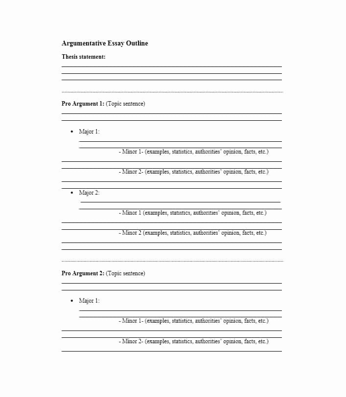 Argumentative Essay Outline Worksheet Beautiful Argumentative Essay Outline Worksheet