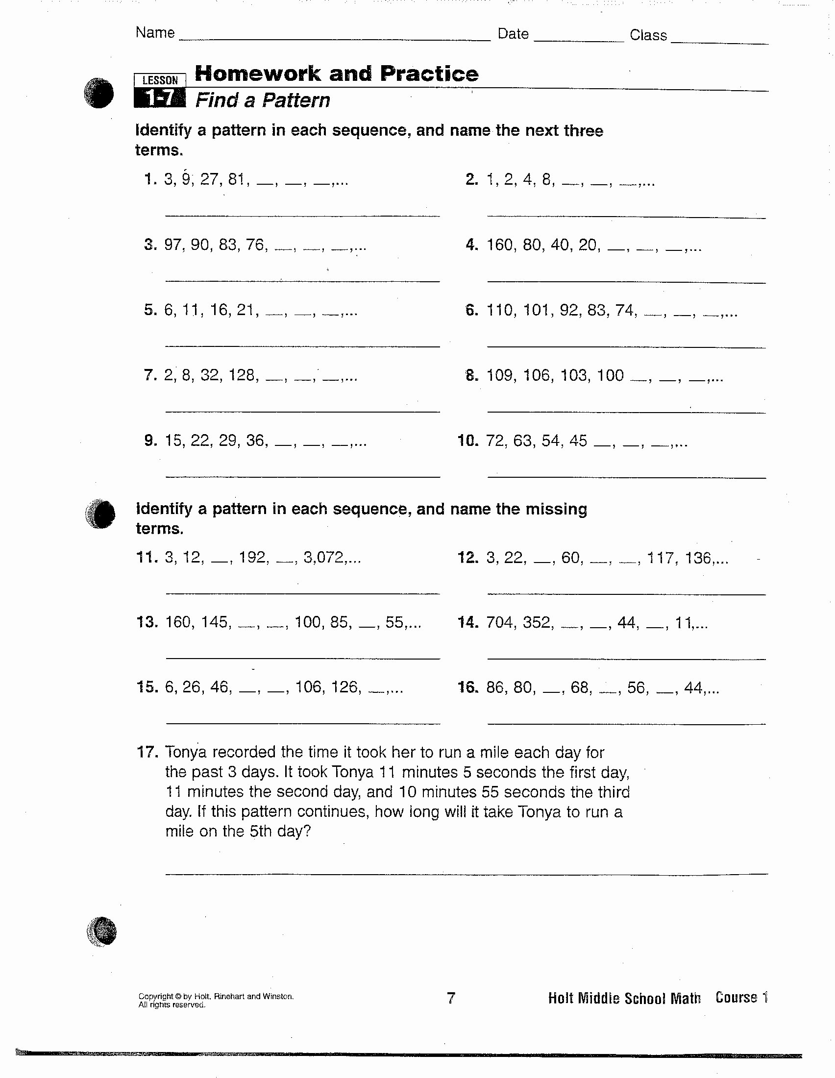 50 Arithmetic And Geometric Sequences Worksheet