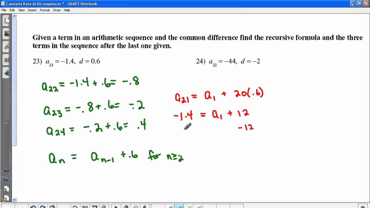 50 Arithmetic And Geometric Sequences Worksheet