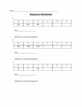Arithmetic Sequence Worksheet Algebra 1 Fresh Arithmetic and Geometric Sequences Extra Practice 1