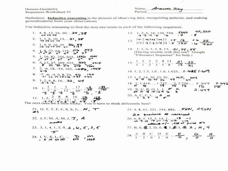 Arithmetic Sequences And Series Worksheet