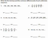 Arithmetic Sequences Worksheet Answers Luxury Arithmetic Sequence Worksheets