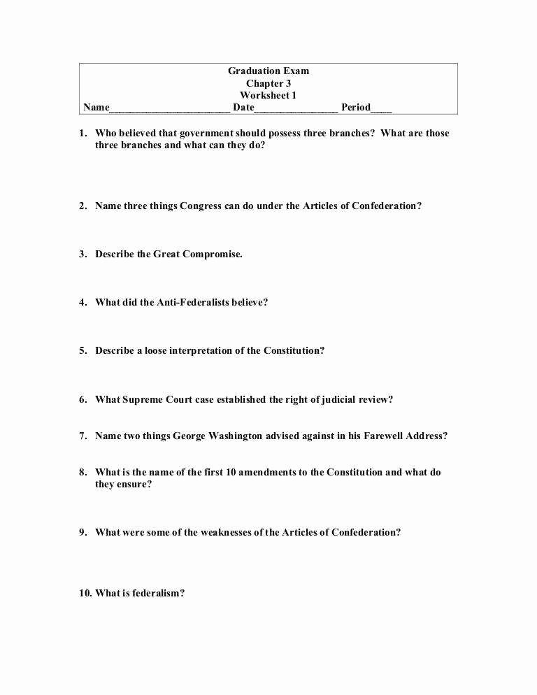 Articles Of Confederation Worksheet Answers Elegant Articles Confederation Worksheet
