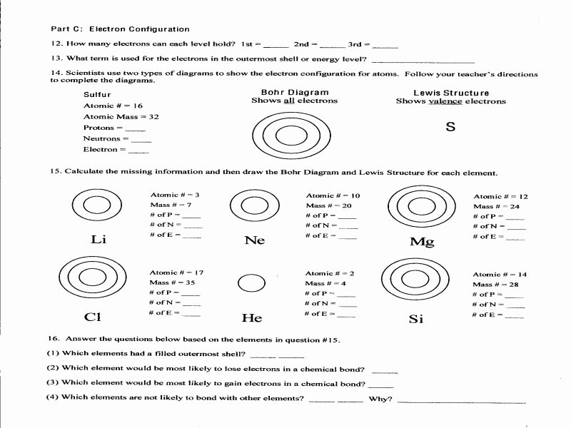 Atoms and Elements Worksheet Best Of atoms and Elements Worksheet Free Printable Worksheets
