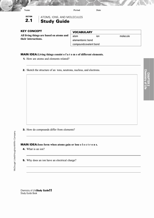 Atoms and Ions Worksheet Inspirational atoms Ions and Molecules Worksheet Printable Pdf