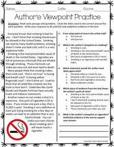 Author Point Of View Worksheet Elegant 19 Best Author S Viewpoint Images