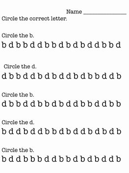 B and D Worksheet Fresh 17 Best Images About B D Confusion On Pinterest