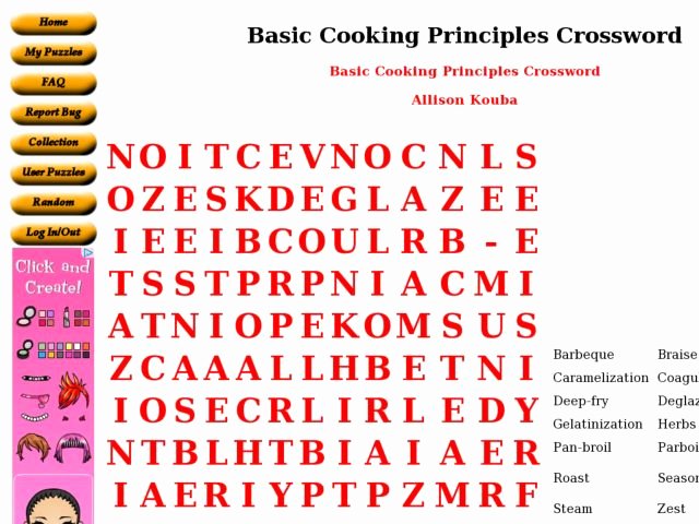 50 Basic Cooking Terms Worksheet Answers 