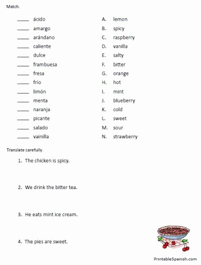 Basic Cooking Terms Worksheet Inspirational 8 Best Languages Images On Pinterest