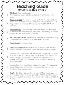 Before the Flood Worksheet Luxury Bible Lessons Noah S Ark the Great Flood by Poet Prints