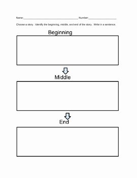 Beginning Middle End Worksheet Beautiful Identify the Beginning Middle and End Of A Story