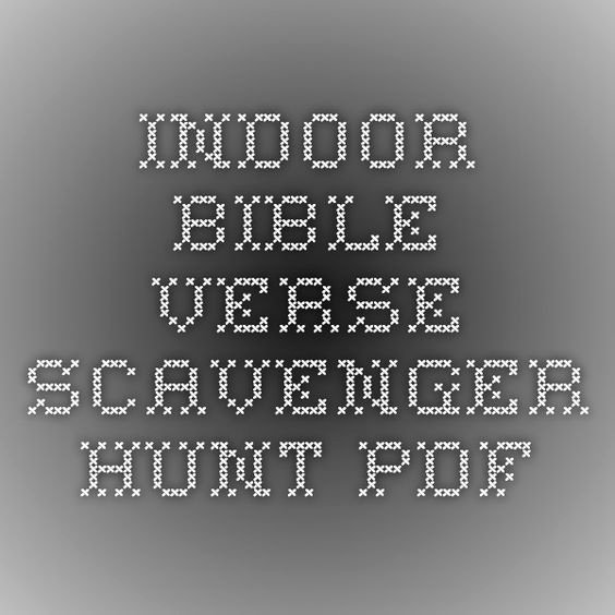 Bible Scavenger Hunt Worksheet Best Of Indoor Bible Verse Scavenger Hunt Pdf Easter