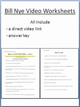 Bill Nye atoms Worksheet Answers Unique Bill Nye Video Worksheets Four Electricity and Optics