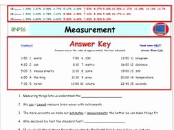 Bill Nye Biodiversity Worksheet Answers Unique Bill Nye Measurement A Differentiated Worksheet Answer