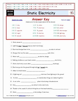 Bill Nye Electricity Worksheet Beautiful Differentiated Video Worksheet Quiz &amp; Ans for Bill Nye