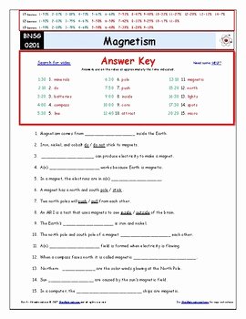 Bill Nye Magnetism Worksheet Answers Beautiful Differentiated Video Worksheet Quiz &amp; Ans for Bill Nye