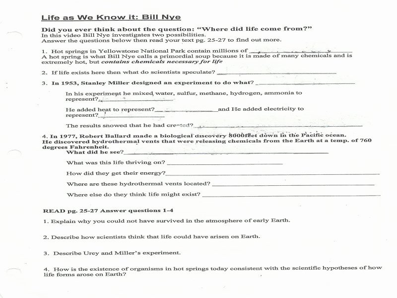 Bill Nye Respiration Worksheet Awesome Bill Nye Heat Worksheet Answers Free Printable Worksheets