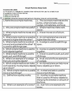 Bill Nye Simple Machines Worksheet Luxury 1000 Images About Simple Machines On Pinterest