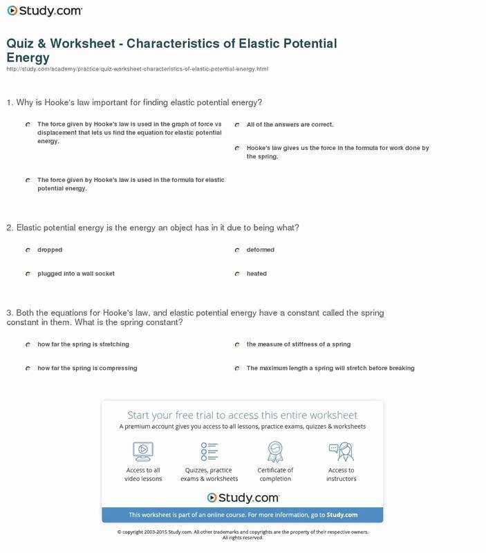 Bill Nye Energy Worksheet