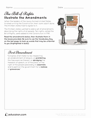 Bill Of Rights Scenarios Worksheet Unique Illustrate the Bill Of Rights Worksheet
