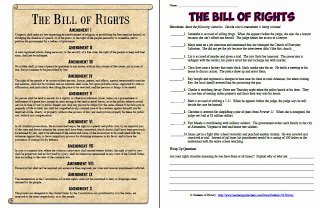 Bill Of Rights Worksheet Pdf Unique Students Of History New Products Just In Time for My 1