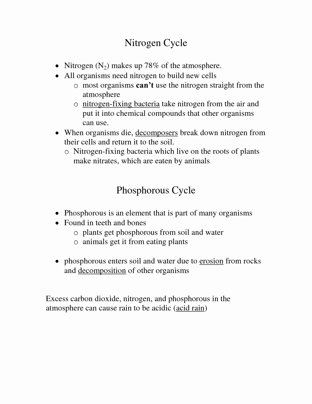 Biogeochemical Cycles Worksheet Answers Elegant Nitrogen Cycle Worksheet for High School Nitrogen Best