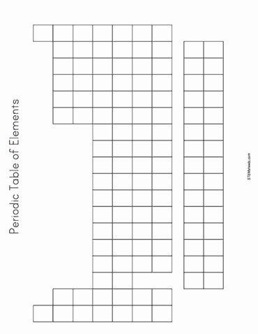 Blank Periodic Table Worksheet Lovely Blank Periodic Table Of Elements Customize and Print