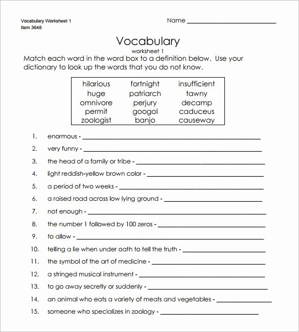 Blank Vocabulary Worksheet Template Beautiful Money Writer Selling Essays the Ethical Question