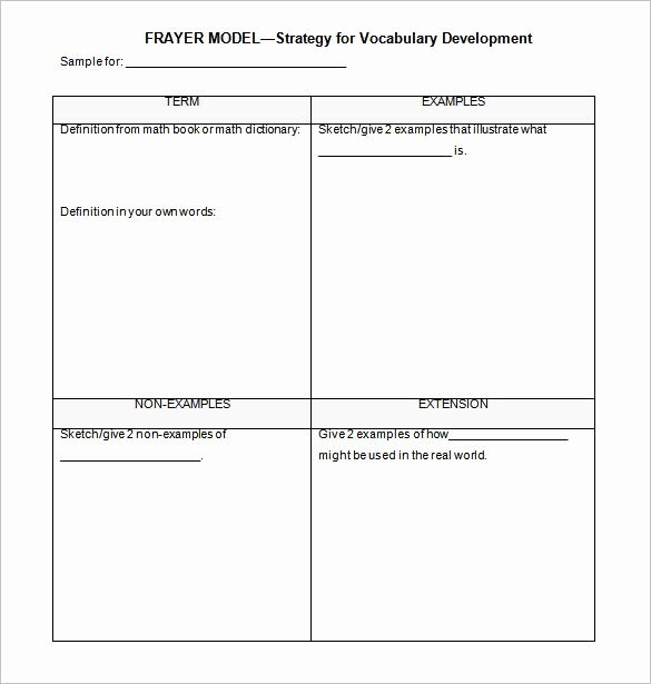 Blank Vocabulary Worksheet Template Best Of 8 Blank Vocabulary Worksheet Templates – Free Word Pdf
