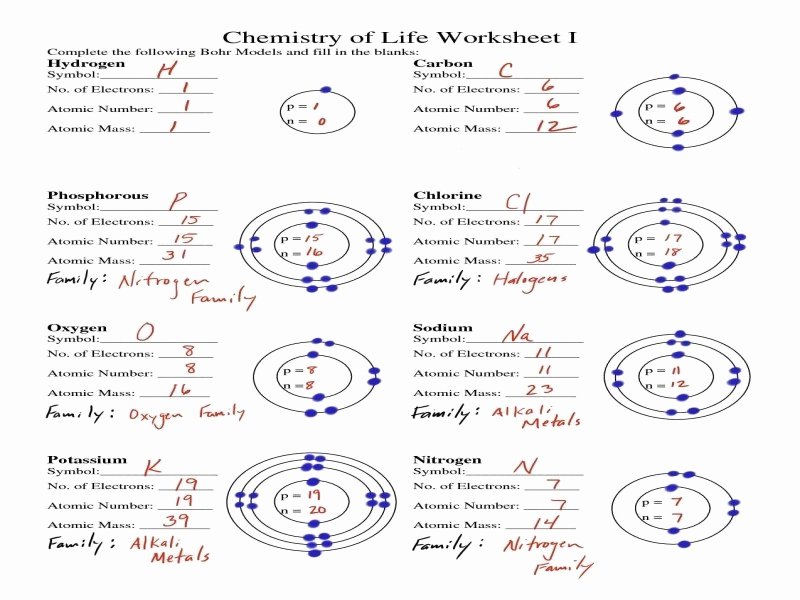 Bohr atomic Models Worksheet Answers New Bohr atomic Models Worksheet Answers Free Printable