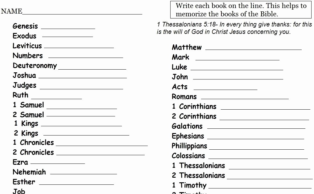 Books Of the Bible Worksheet Lovely Church House Collection Blog Free Sunday School Lessons