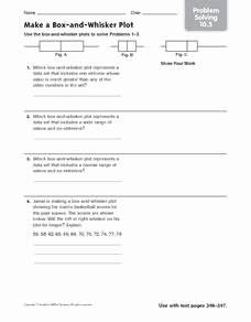 Box and Whisker Plot Worksheet Best Of Make A Box and Whisker Plot Problem solving Worksheet for