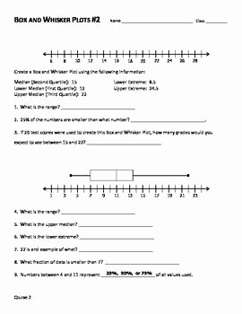 Box and Whisker Plot Worksheet Luxury Box and Whisker Plot Worksheets