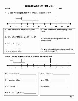 Box and Whisker Plot Worksheet New Box and Whisker Plot Quiz by Arithmetic Crazy