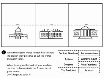 Branches Of Government Worksheet Pdf Lovely 3 Branches Government by Dressed In Sheets