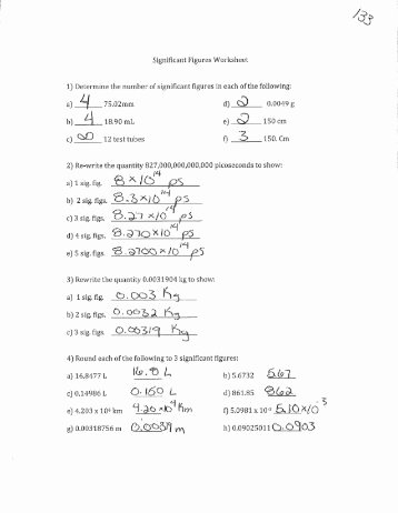 Calculations Using Significant Figures Worksheet Best Of Ap Worksheet 1a Significant Figures