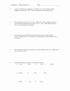 Calorimetry Worksheet Answer Key Awesome Calorimetry Worksheets