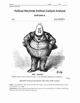 Cartoon Analysis Worksheet Answer Key Elegant Political Cartoon Analysis the Gilded Age Answer Key