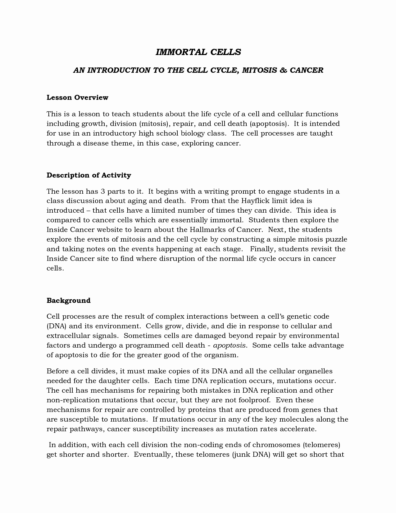 Cell Cycle Worksheet Answer Key Beautiful 18 Best Of Cell Cycle Review Worksheet Answers