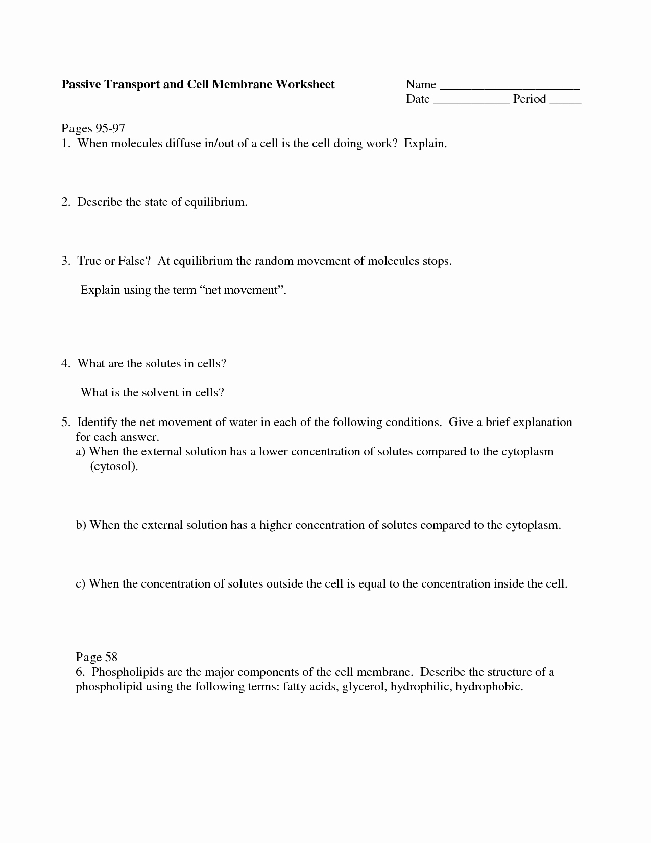 Cell Membrane Images Worksheet Answers Luxury 12 Best Of Cell Membrane Coloring Worksheet Answers