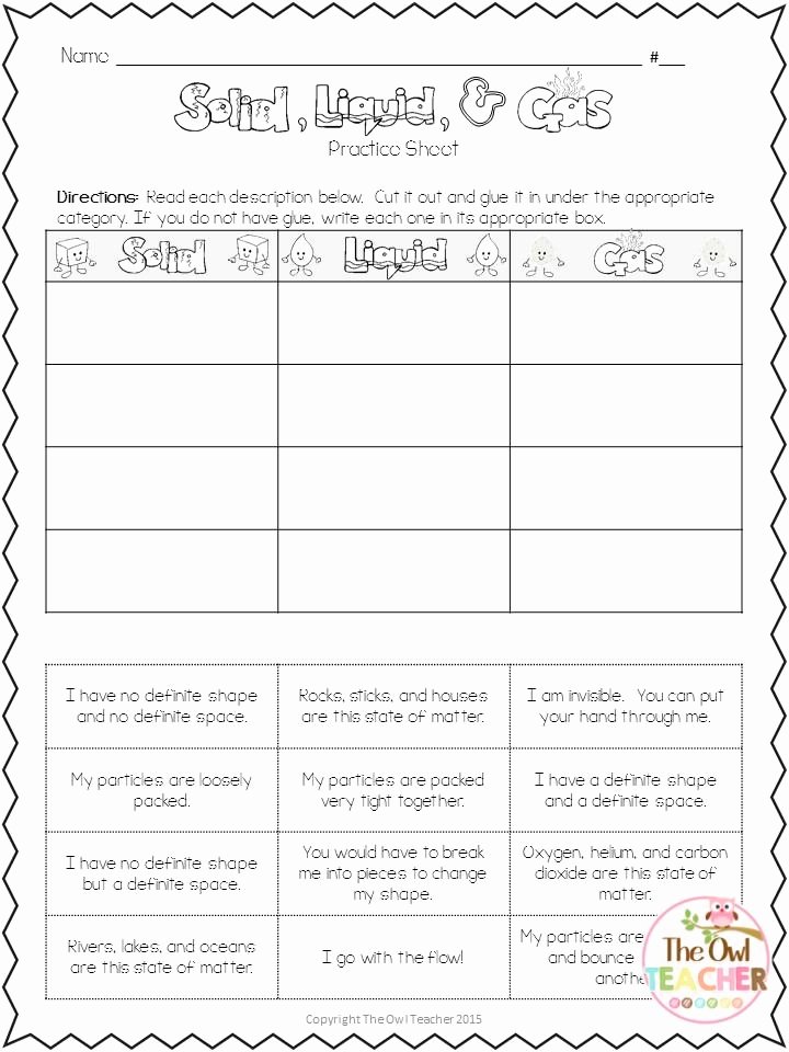 Change Of State Worksheet Beautiful Physical and Chemical Changes Science Freebie